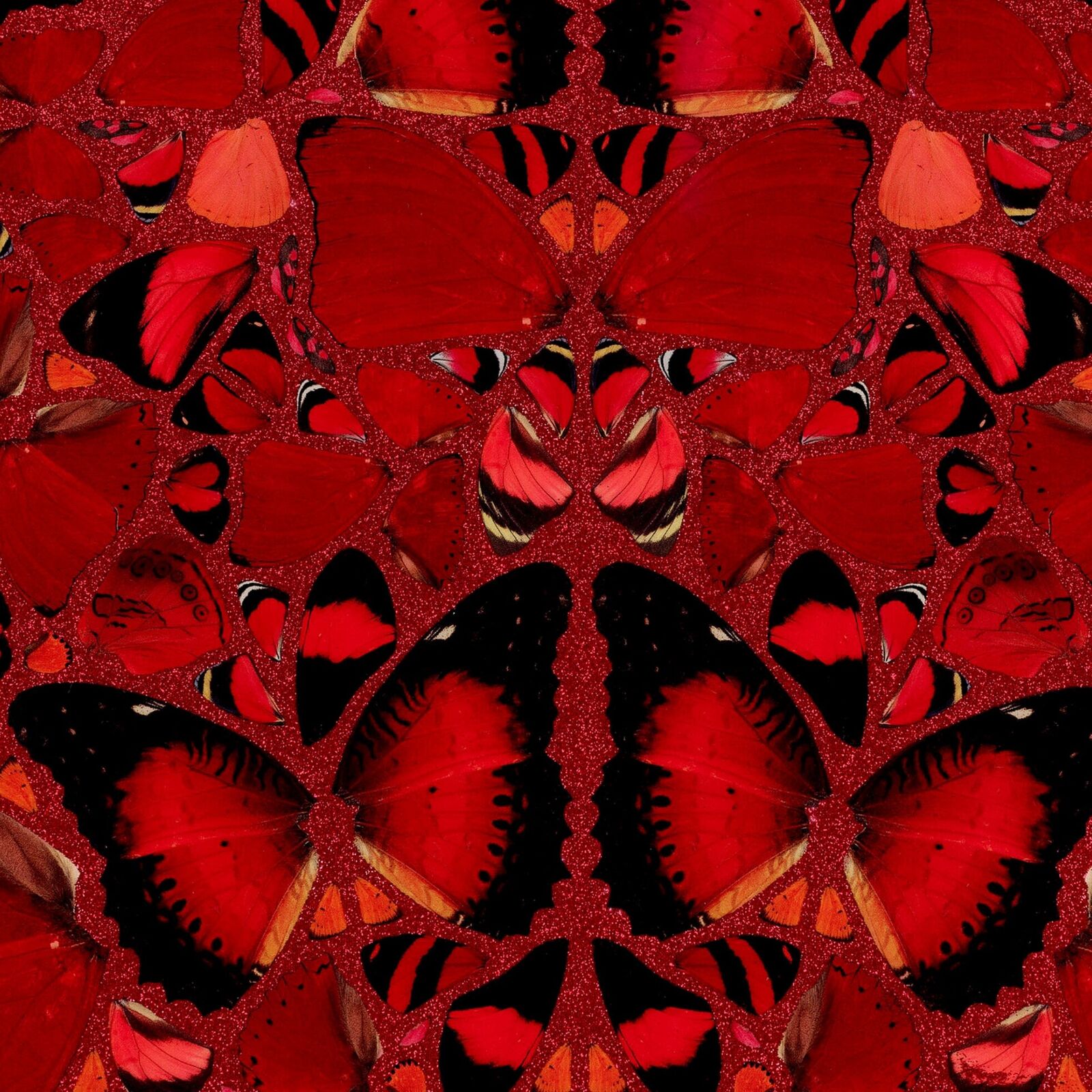 Artwork by Damien Hirst, Theodora (The Empresses H10-3), Made of Laminated Giclée print on aluminium composite, screen printed with glitter 