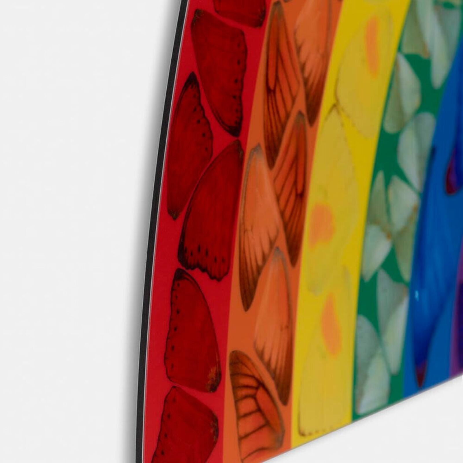 Artwork by Damien Hirst, Butterfly Rainbow (Small), Made of Laminated Giclée print on aluminum composite panel 