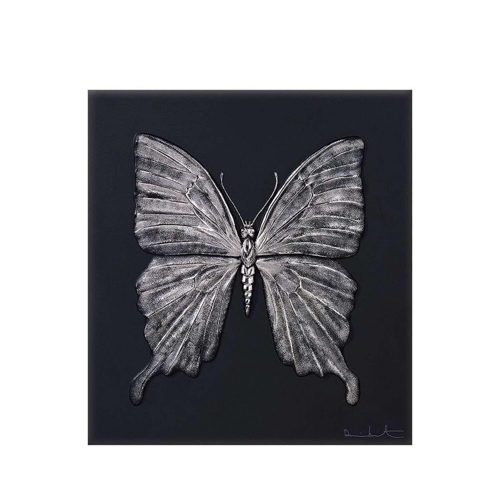 Artwork by Damien Hirst, Eternal Beauty (Black and Platinum), Made of Crystal Sculpture (Lost wax) 