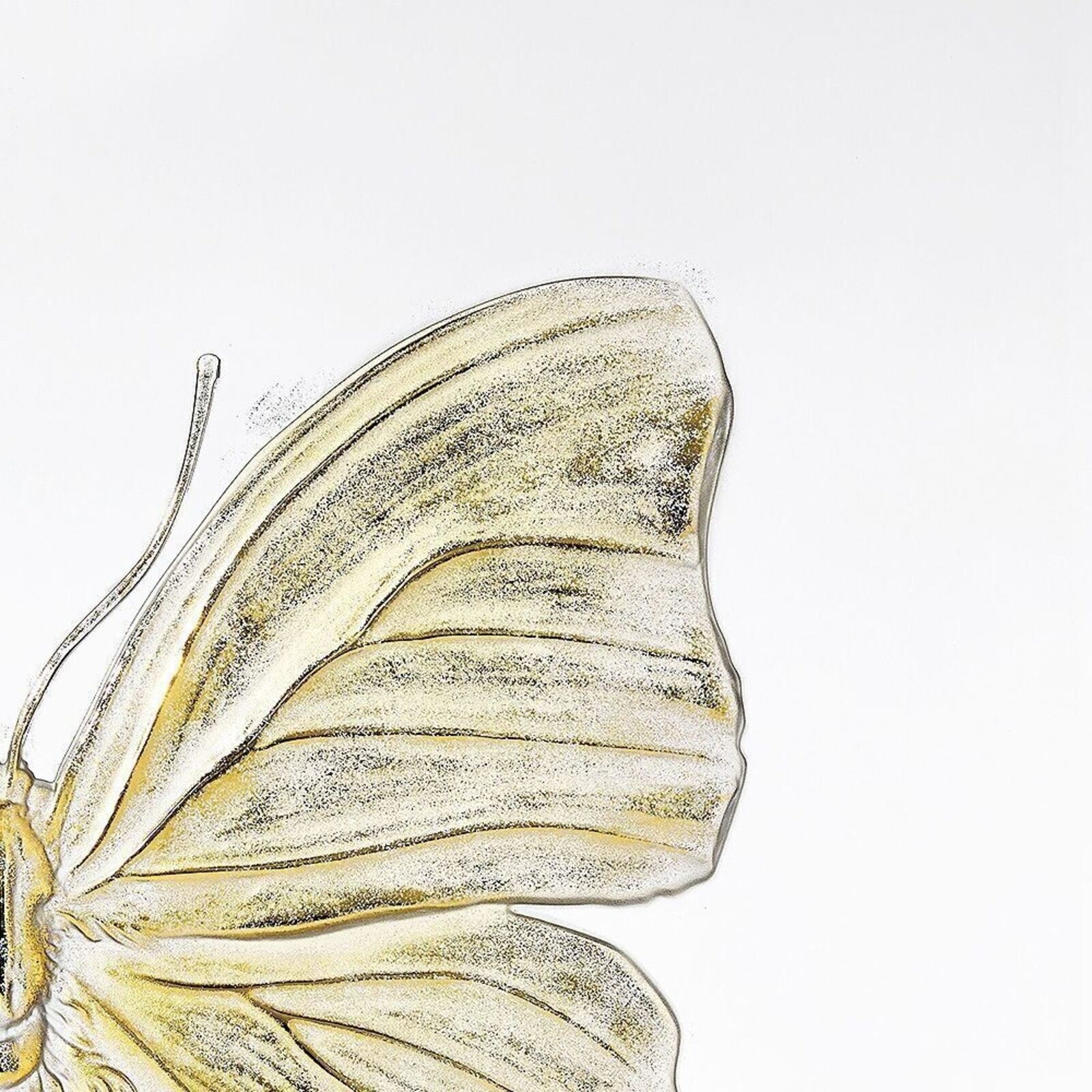 Artwork by Damien Hirst, Eternal Love (Clear & Gold), Made of Crystal Sculpture (Lost wax) 