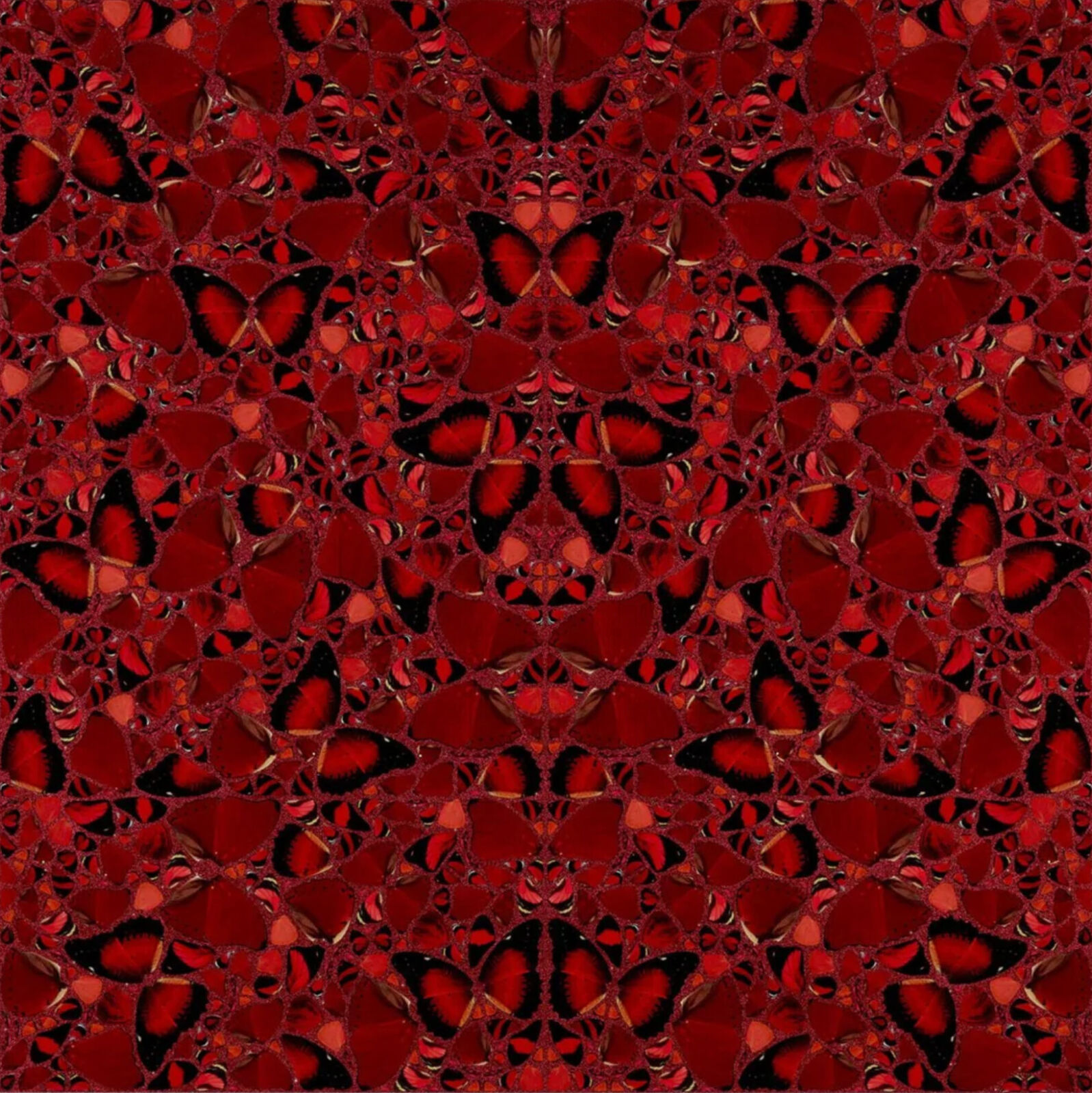 Artwork by Damien Hirst, The Empresses - H10 1-5 (set of 5), Made of Laminated Giclee print on aluminium composite, screen printed with glitter 