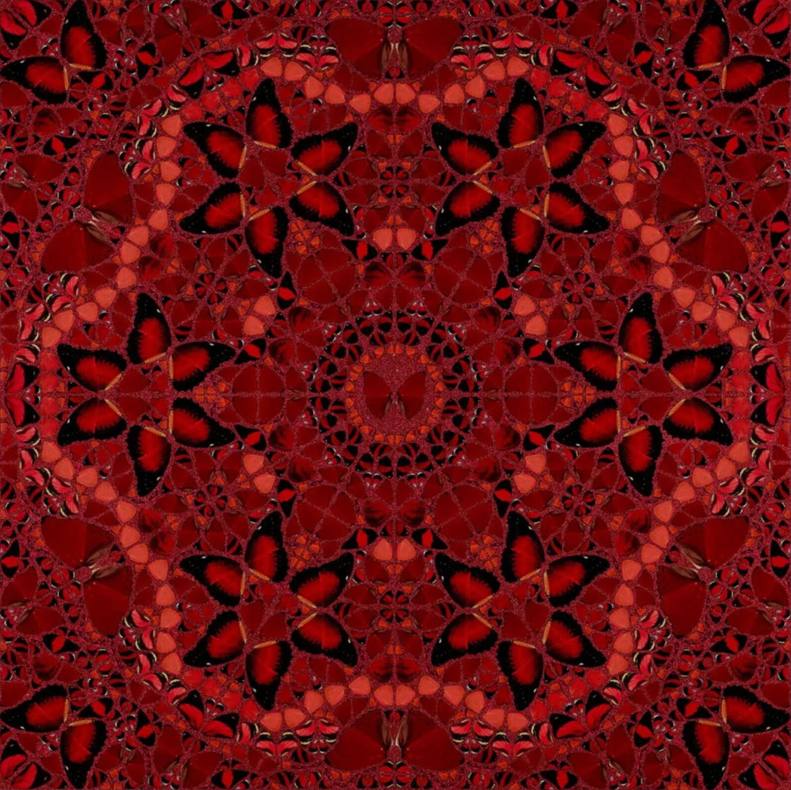 Artwork by Damien Hirst, The Empresses - H10 1-5 (set of 5), Made of Laminated Giclee print on aluminium composite, screen printed with glitter 