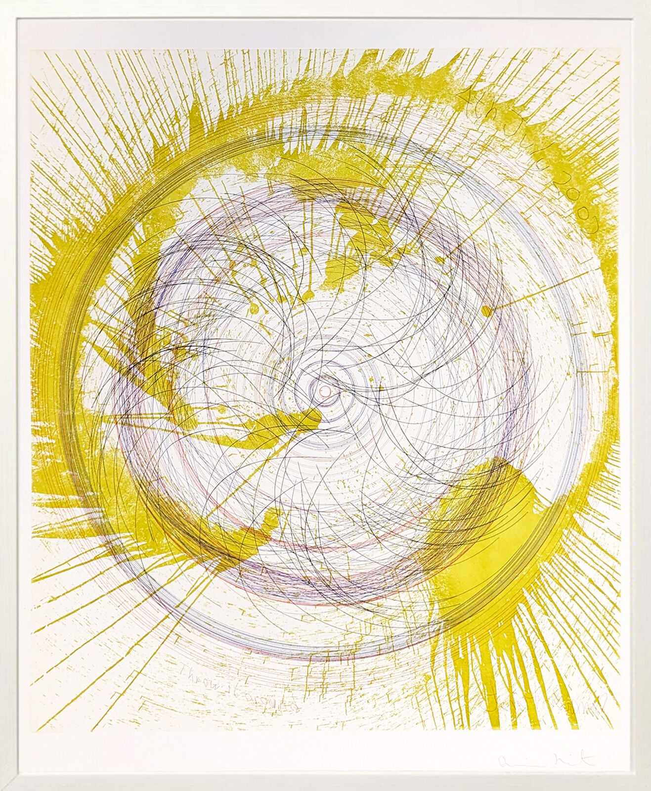 Throw it Around (Large Framed Etching)