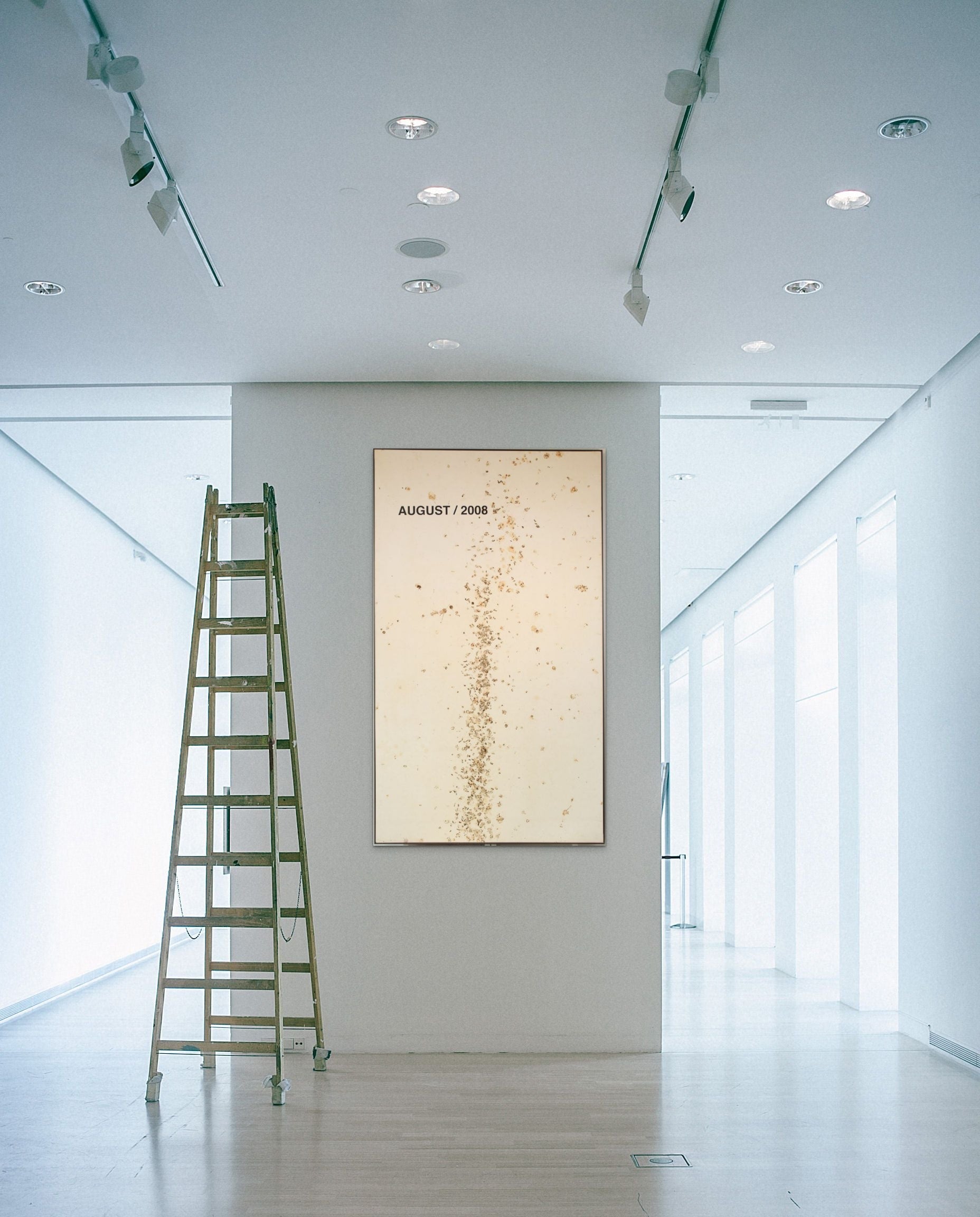 A picture of a book with the words August 2008 written on it.