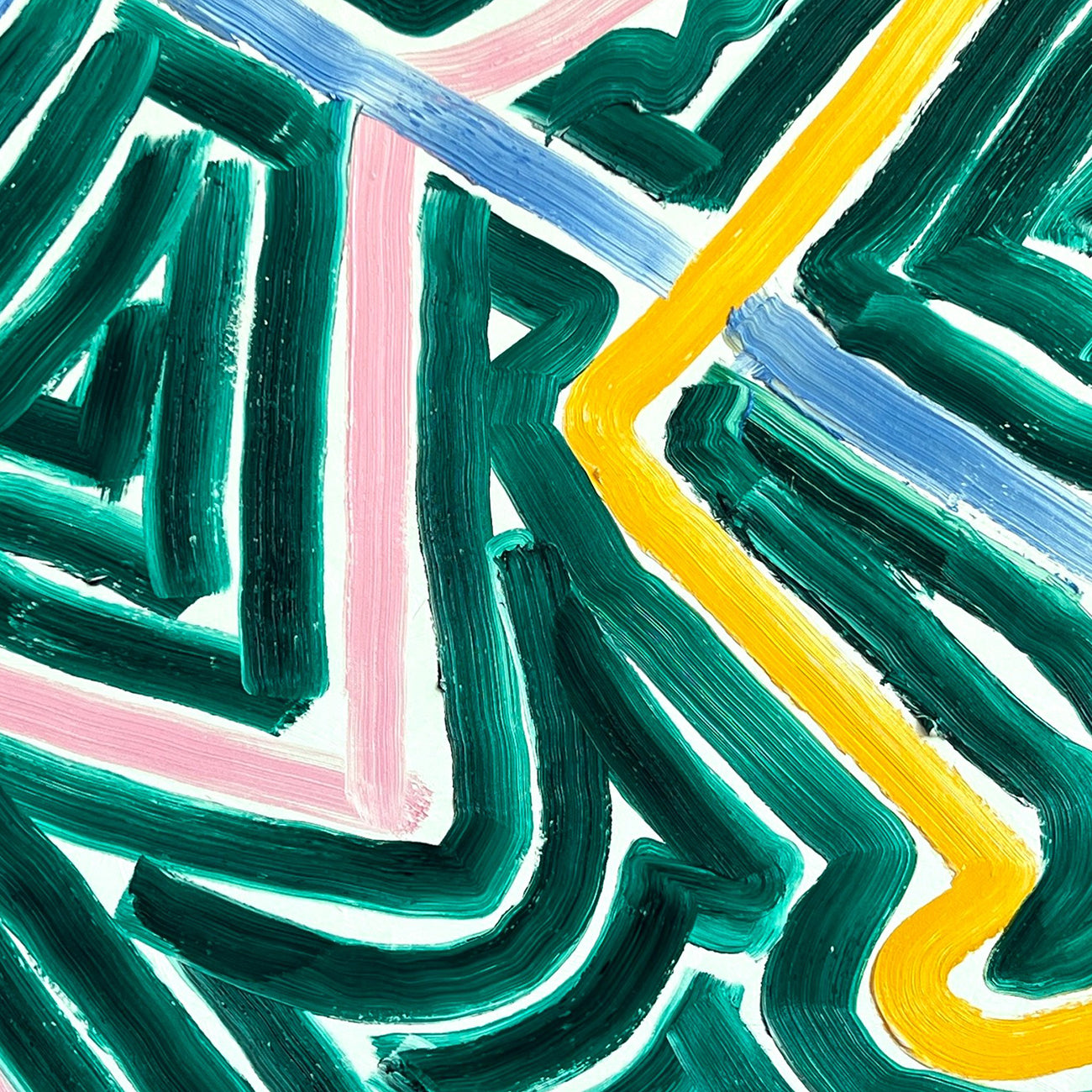 Artwork by Dana Gordon, Green Spaces, Made of Oil on canvas 