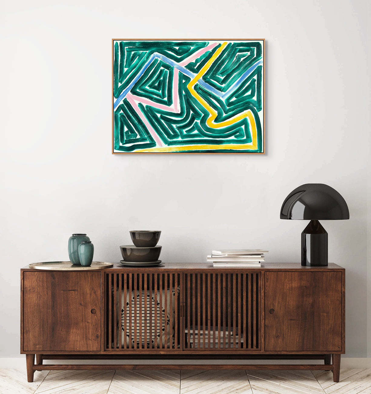 Artwork by Dana Gordon, Green Spaces, Made of Oil on canvas 