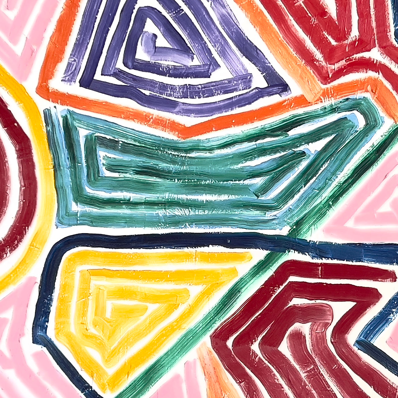 Artwork by Dana Gordon, Message, Made of Oil on linen 