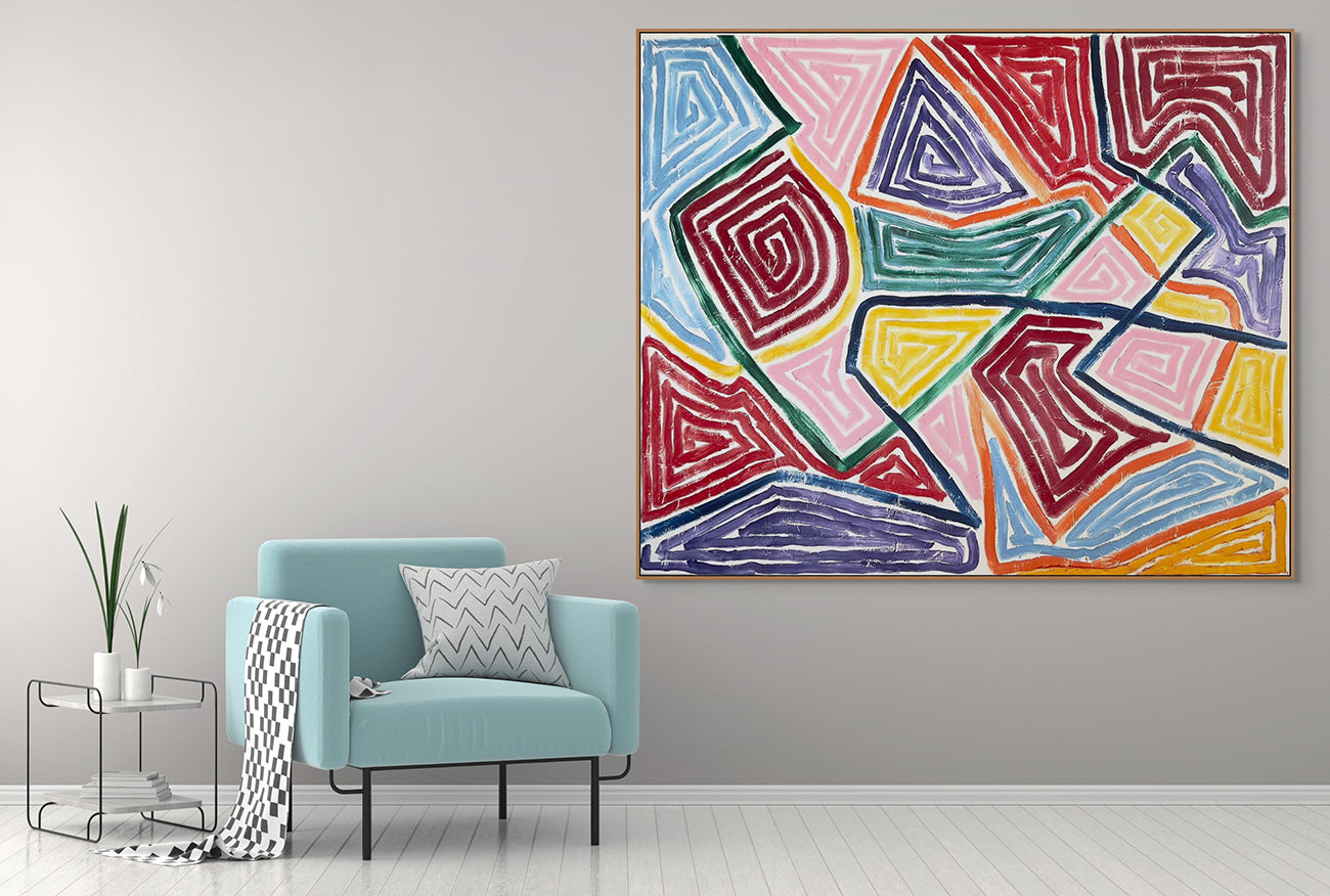 Artwork by Dana Gordon, Message, Made of Oil on linen 