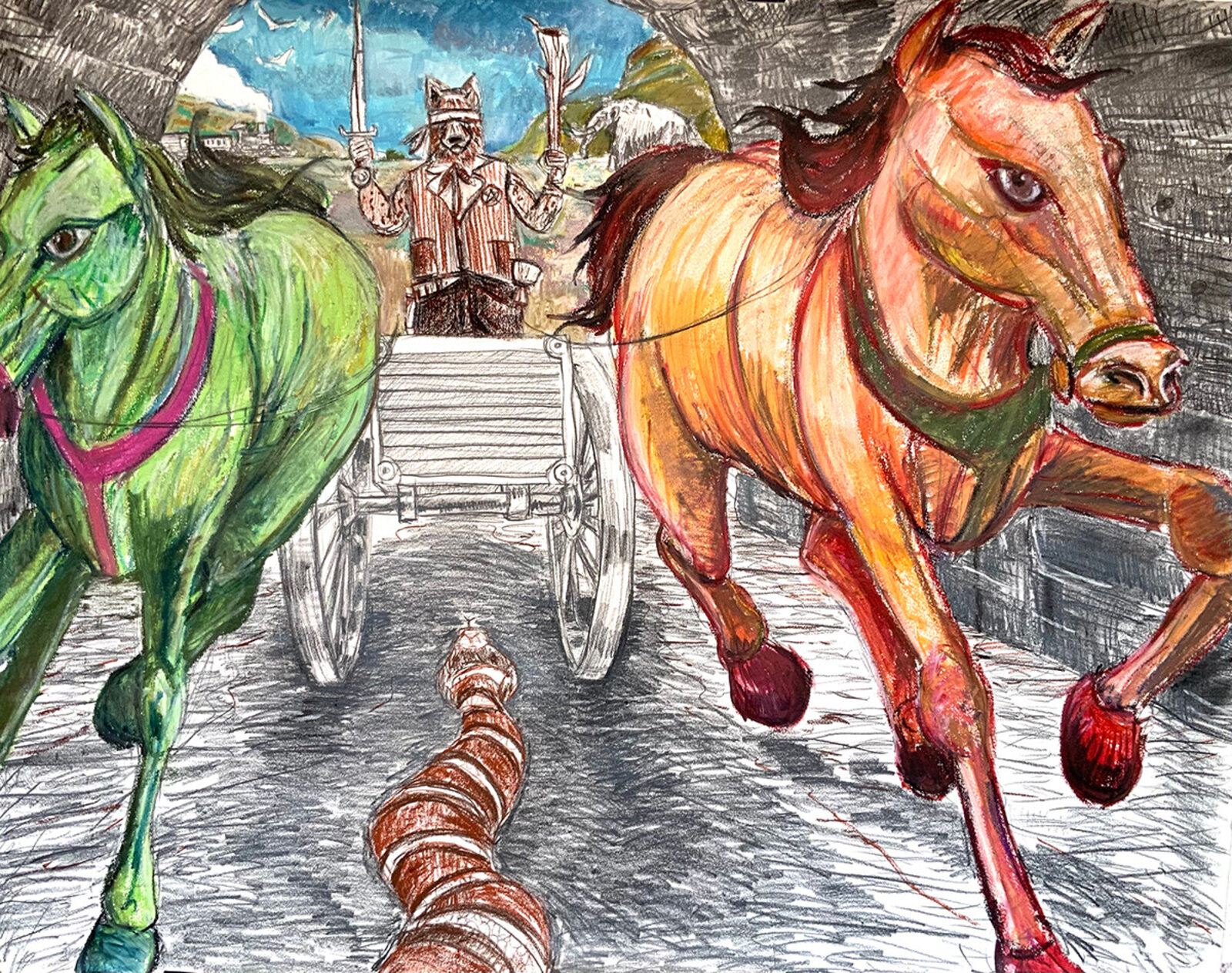 Coyote’s Travels: The Chariot by Daniel Duford, 2024