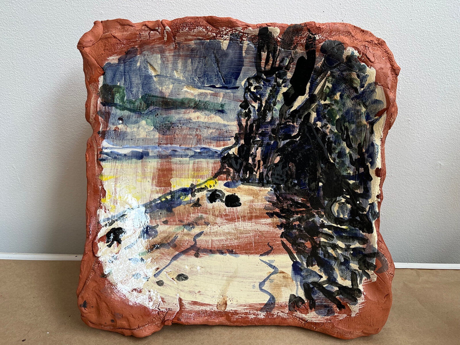 Paisley Cave platter by Daniel Duford, 2024
