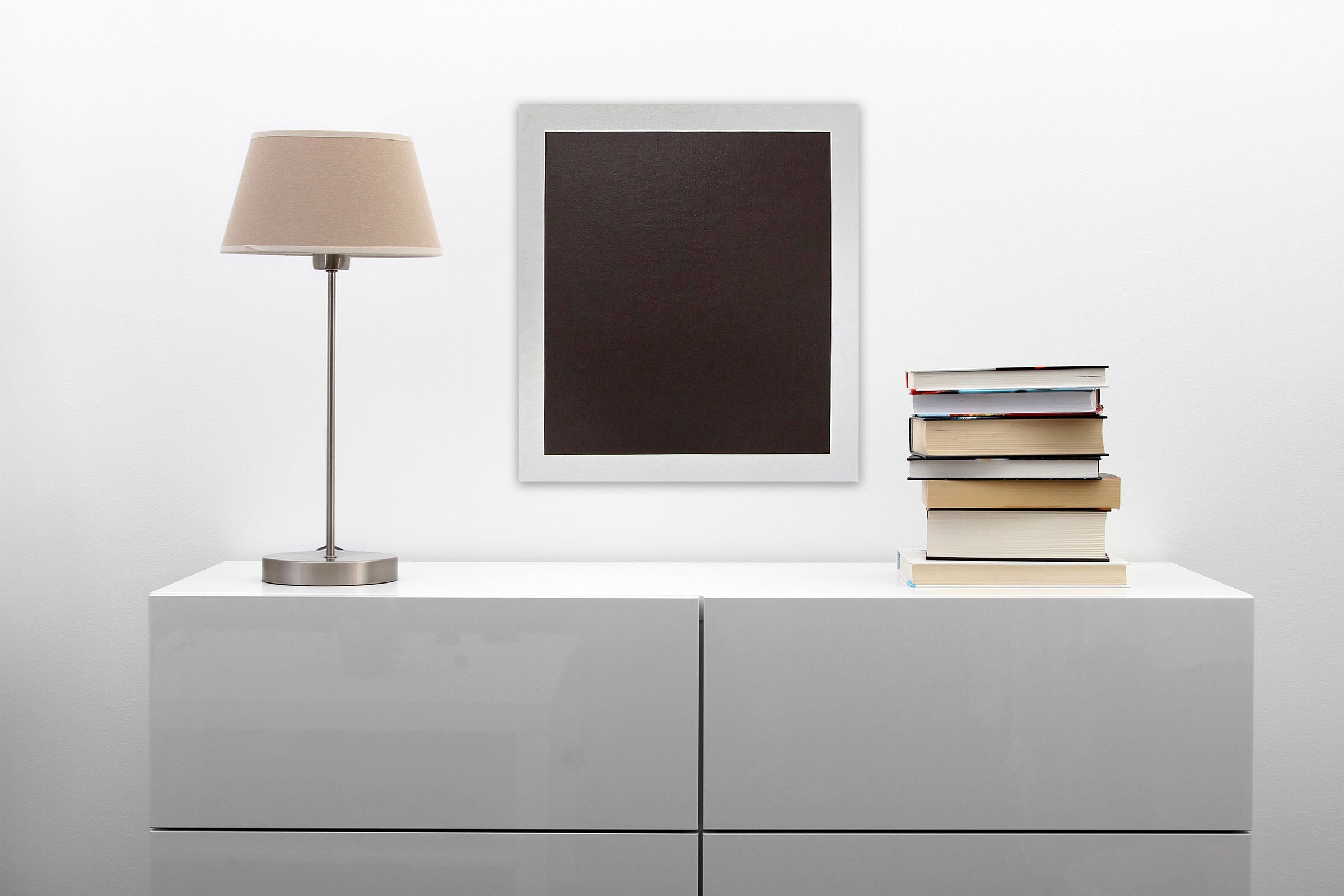 Artwork by Daniel Göttin, 2003 Untitled 2, Made of Acrylic on cotton fabric on MDF 