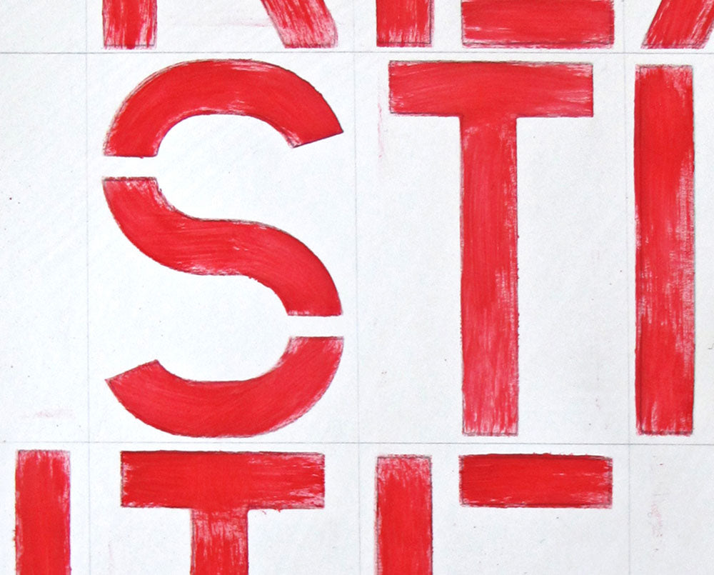 Artwork by Daniel Göttin, BP37, INEXISTENTEIDEEN, 2019, Made of Acrylic, graphite on paper 