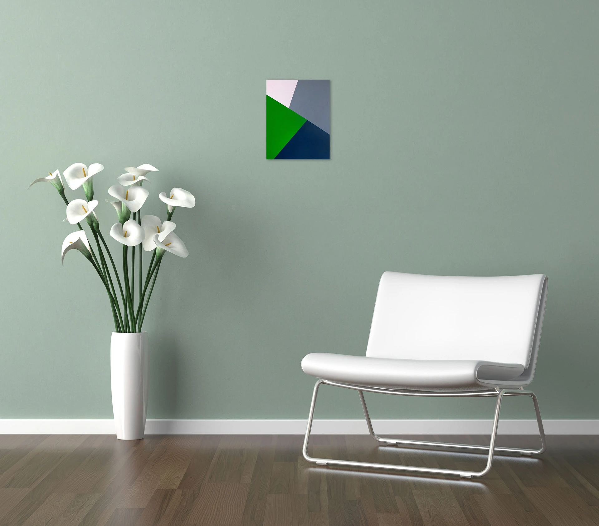 Artwork by Daniel Göttin, Slopes B8, Made of Acrylic on MDF 