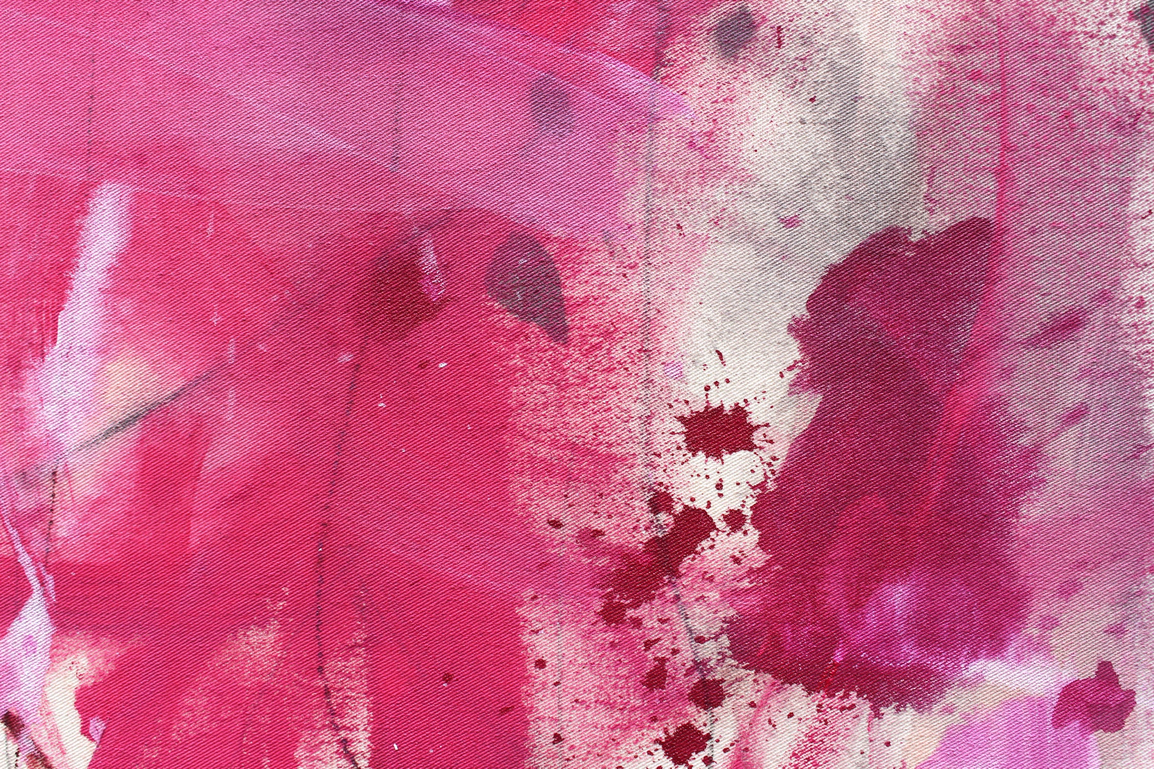 Artwork by Daniela Schweinsberg, Choose Love III, Made of Mixed Media on raw canvas 