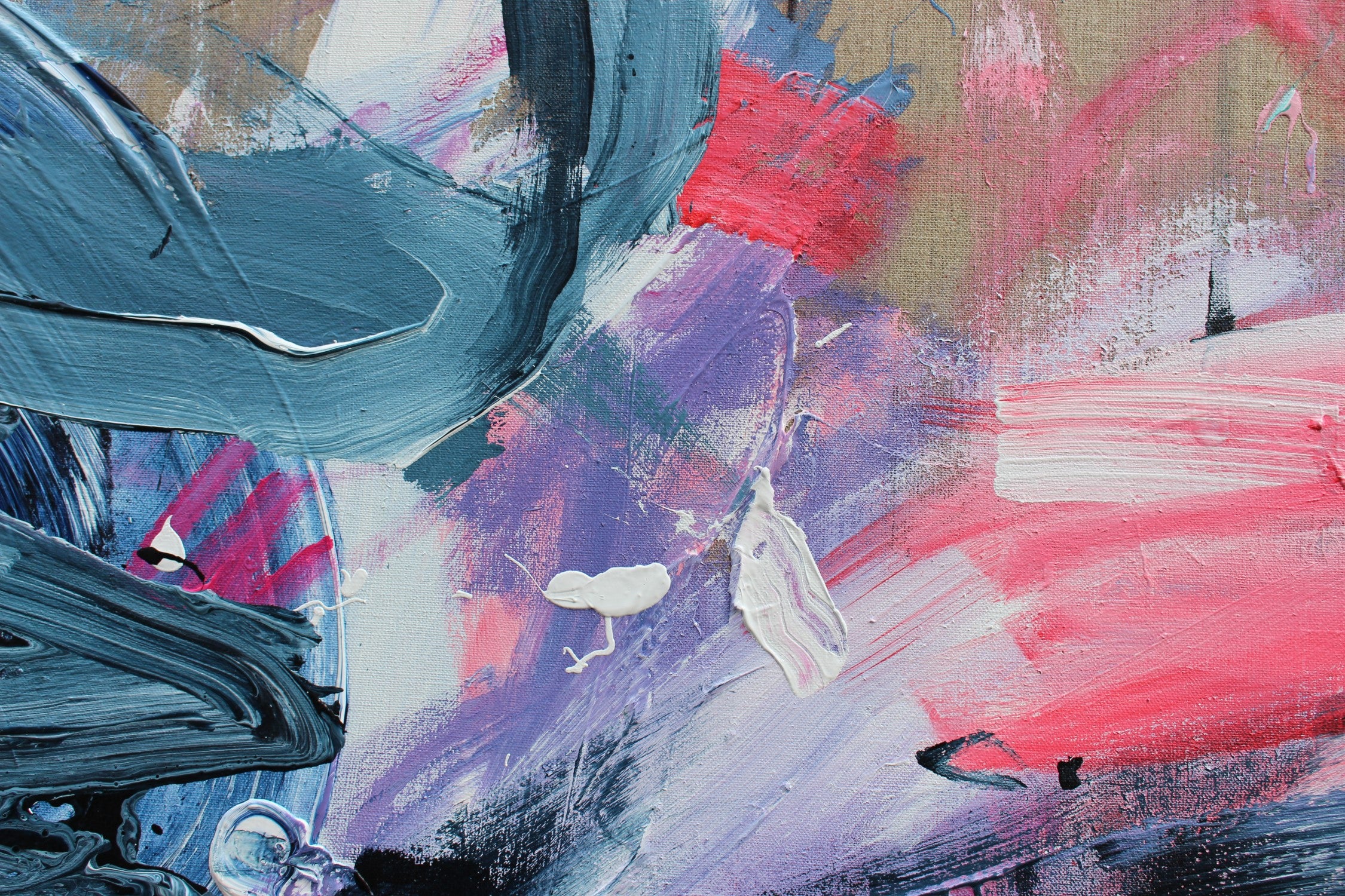 Artwork by Daniela Schweinsberg, Drama Queen, Made of Acrylic, mixed media on linen 