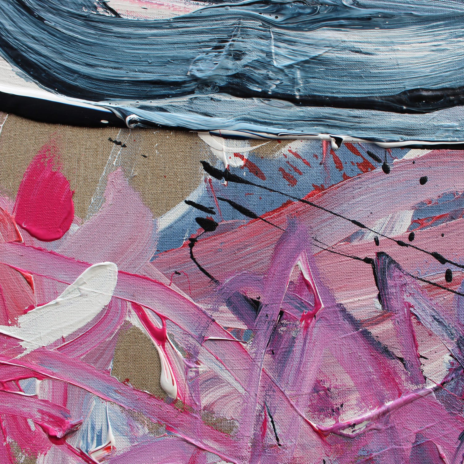 Artwork by Daniela Schweinsberg, Drama Queen, Made of Acrylic, mixed media on linen 