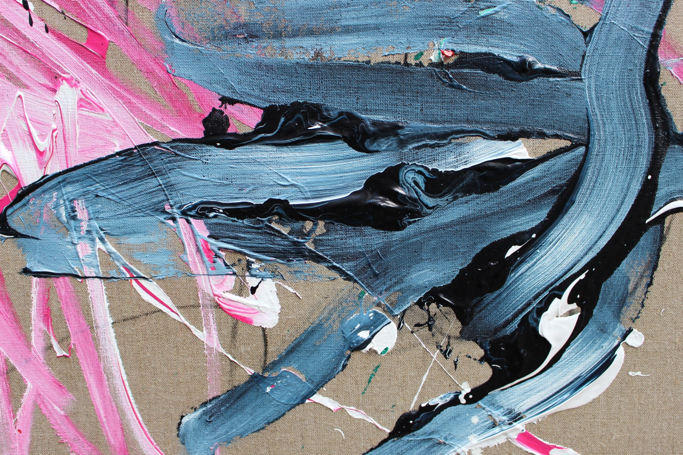 Artwork by Daniela Schweinsberg, Drama Queen, Made of Acrylic, mixed media on linen 