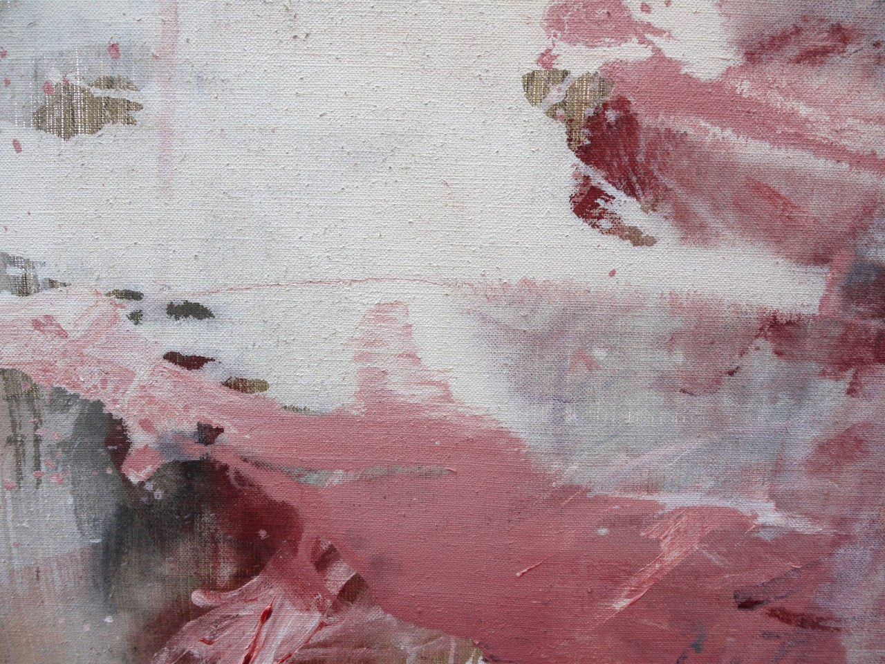 Artwork by Daniela Schweinsberg, Pink Noise (Abstract Expressionism), Made of Acrylic/mixed media on linen 