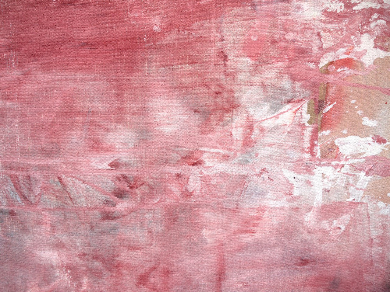 Artwork by Daniela Schweinsberg, Pink Noise (Abstract Expressionism), Made of Acrylic/mixed media on linen 