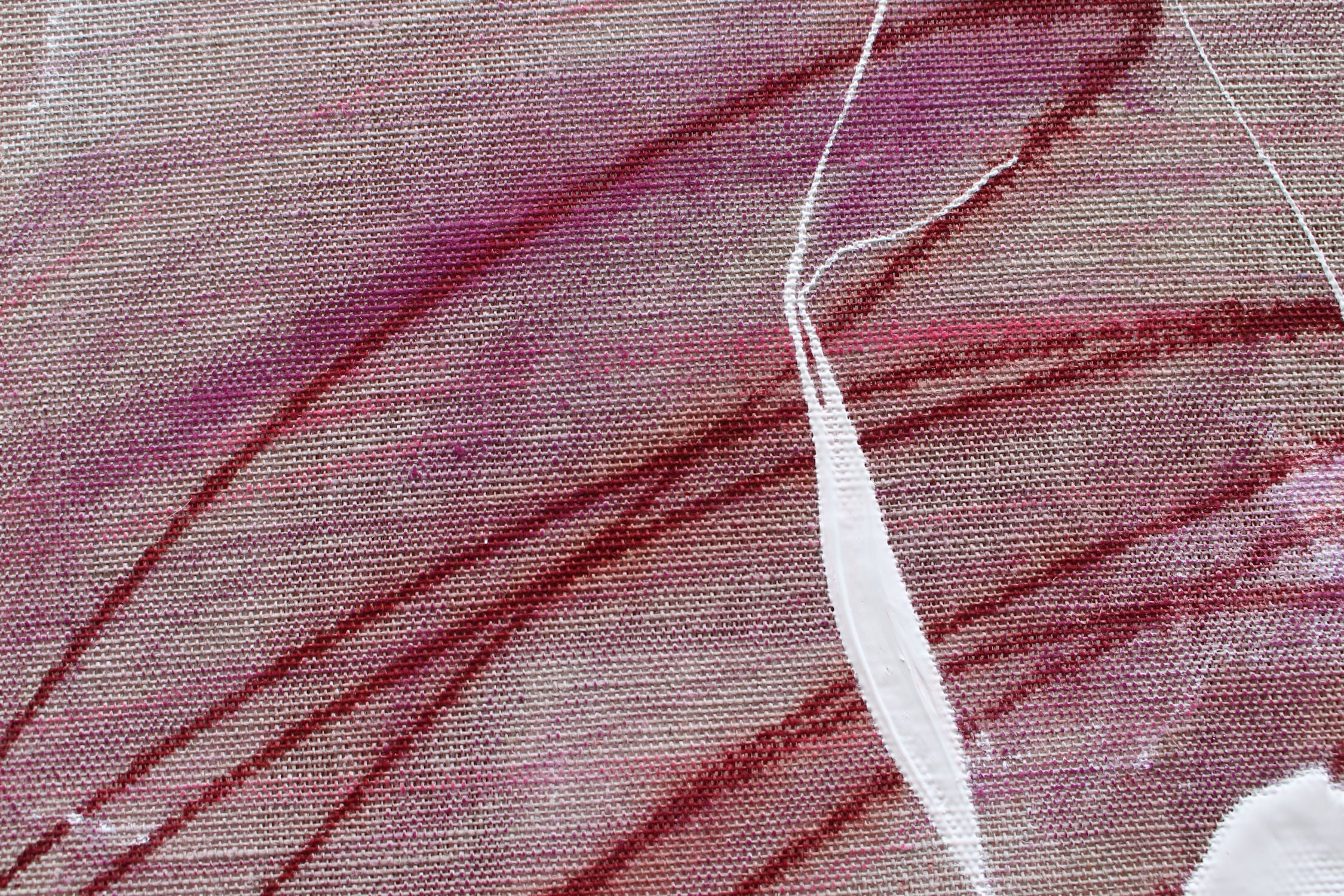 Artwork by Daniela Schweinsberg, Soliloquy (New Beginnings), Made of Mixed Media on raw linen 