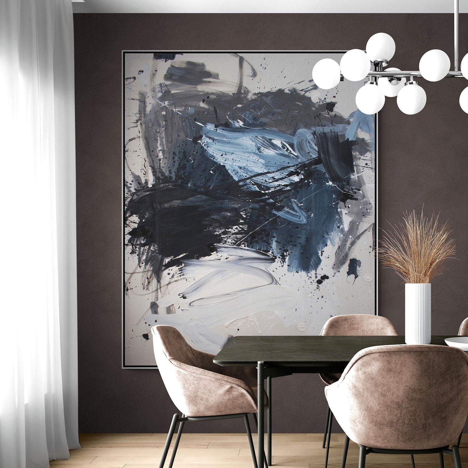 Artwork by Daniela Schweinsberg, There's A Storm Front Coming, Made of Acrylic, mixed media on canvas 