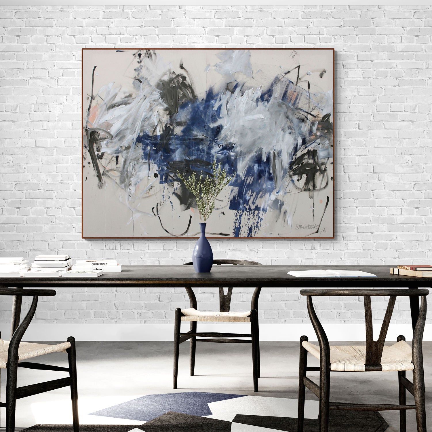 Artwork by Daniela Schweinsberg, We're All Searching, Made of Mixed Media on raw canvas 