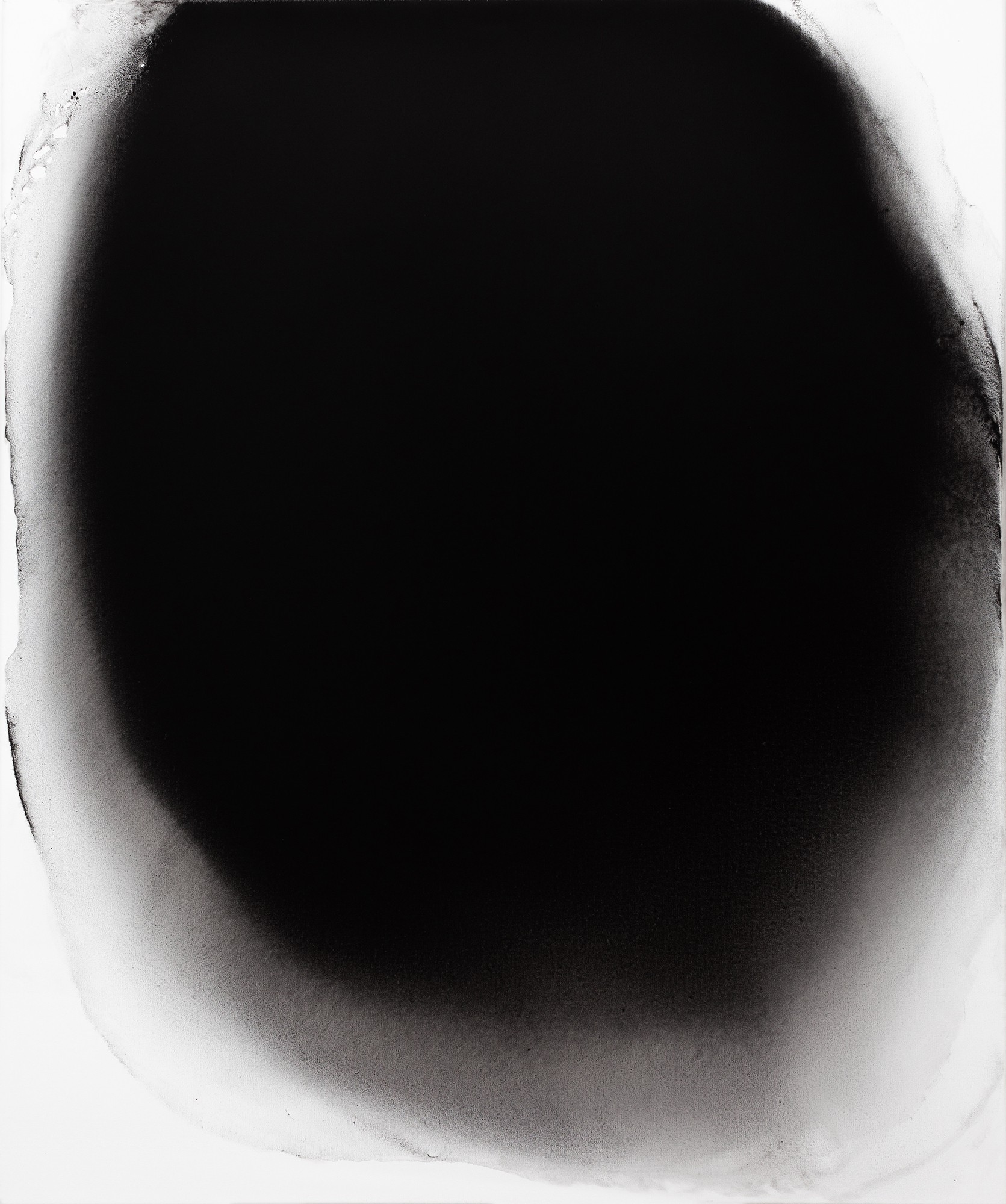 A black and white photo of a square with a white border.