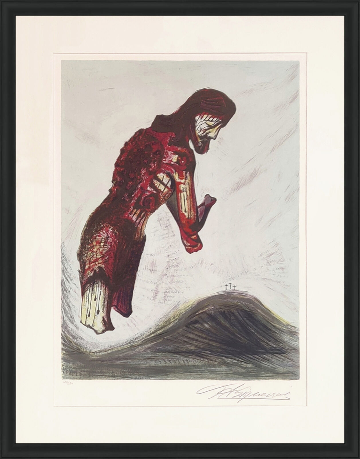Artwork by David Alfaro Siqueiros, CRISTO AMPUTADO, Made of Lithograph 