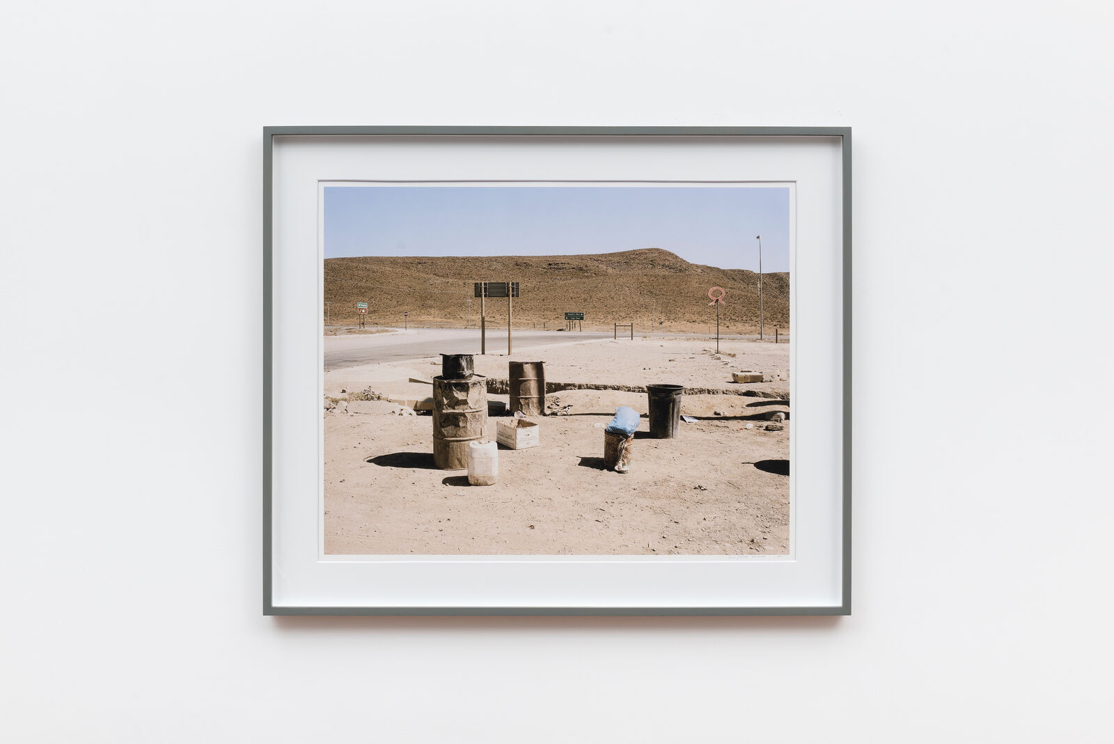 Entrance to Lategan's Truck Inn, In the time of Aids, Laingsburg. Western Cape. 14 November 2004 by David Goldblatt, 2004