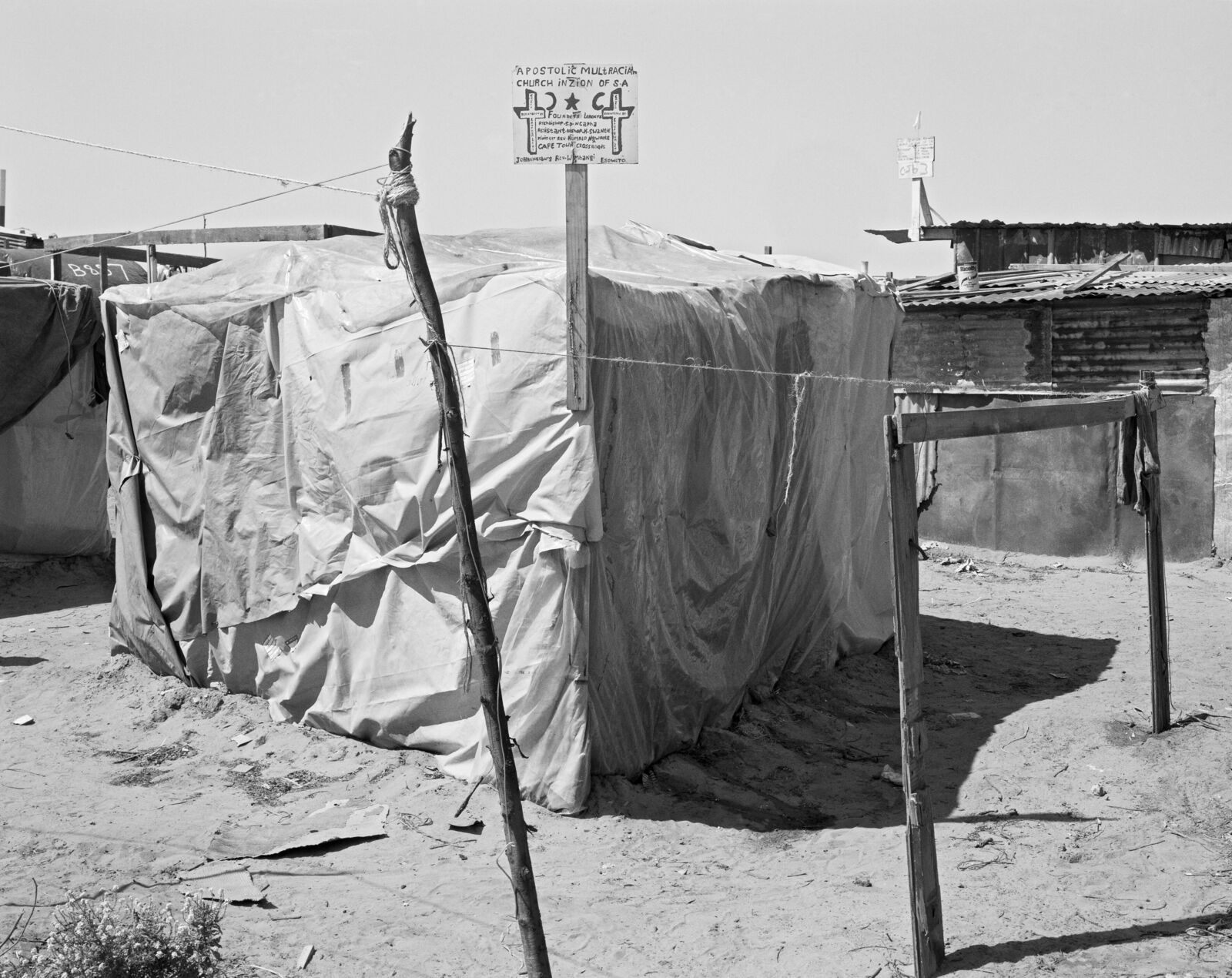 The Apostolic Multiracial Church in Zion of SA. Crossroads, Cape Town. 11 October 1984 by David Goldblatt, 1984