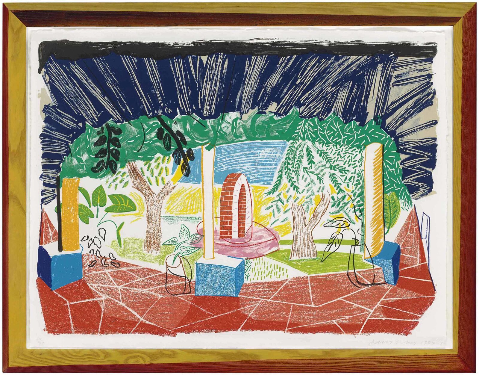 Views of Hotel Well I, from Moving Focus series by David Hockney, 1984-1985
