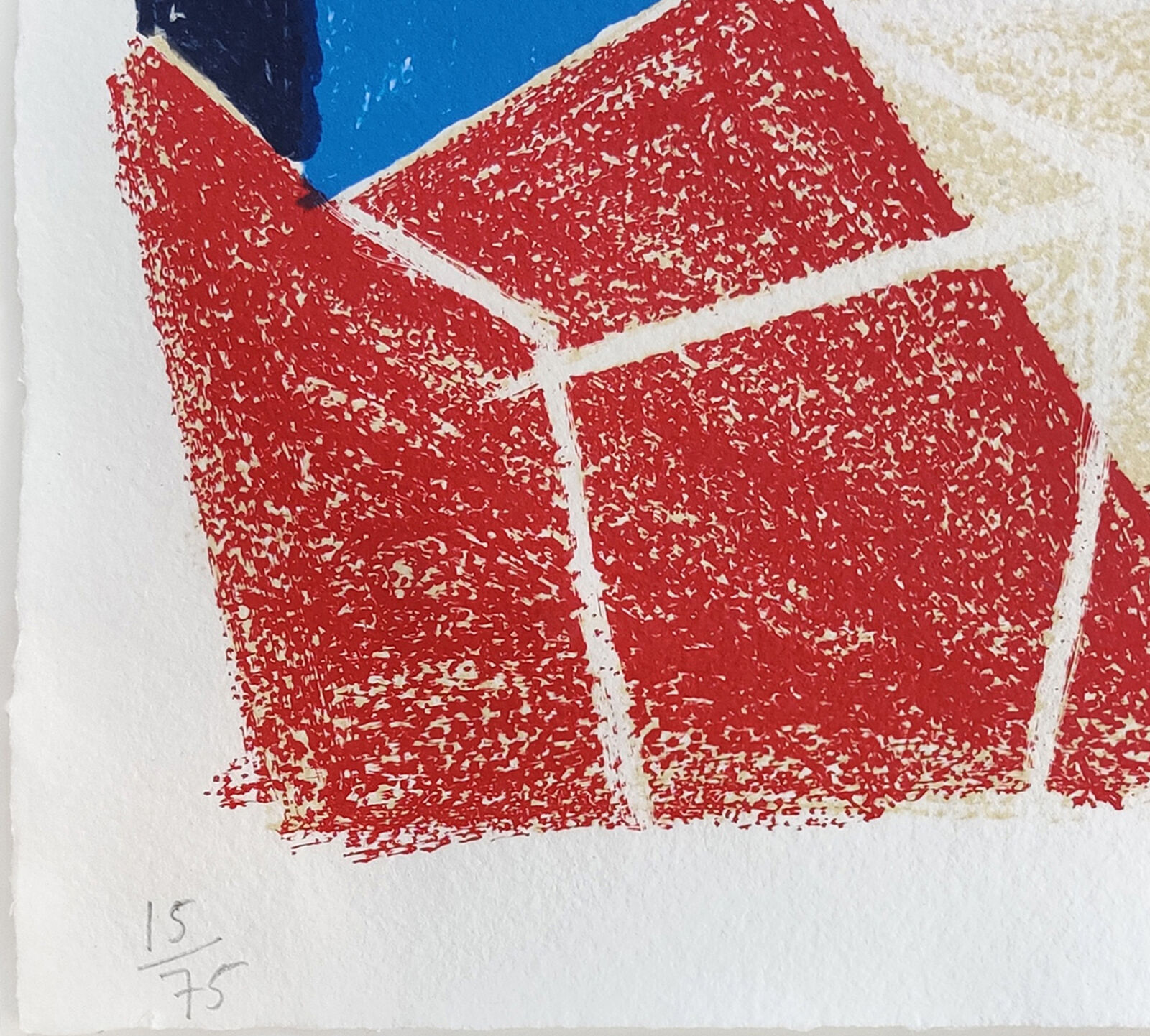 Artwork by David Hockney, Views of Hotel Well I, from Moving Focus series, Made of Lithograph 