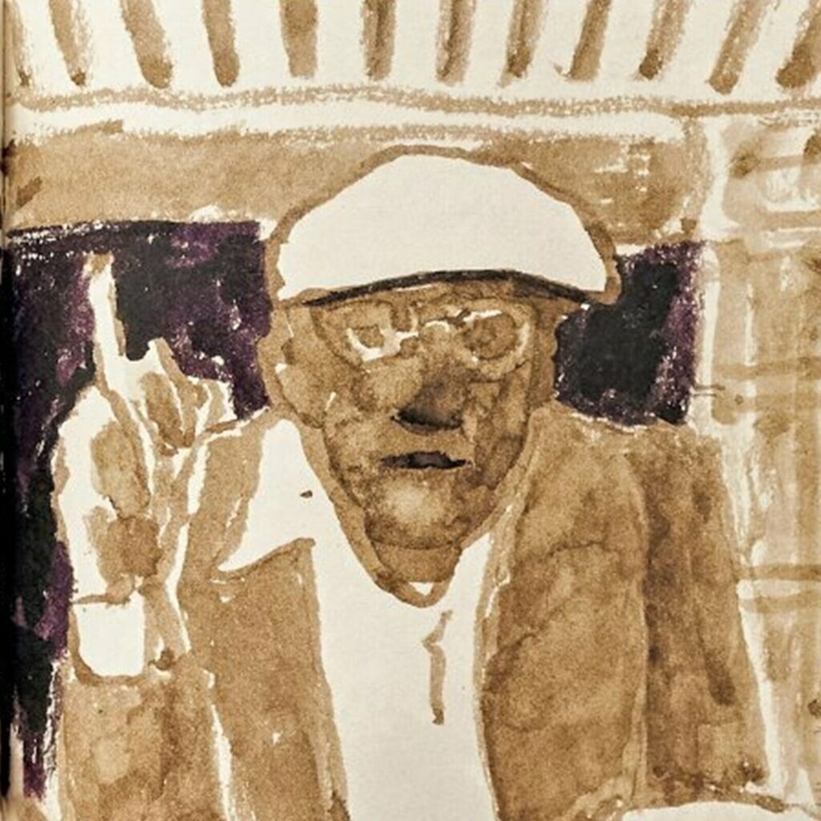 Artwork by David Hockney, 220 for 2020. Art Edition No. 101–200 ‘Self-Portrait in My Living Room’, Made of 11-color inkjet print on cotton-fiber archival paper 