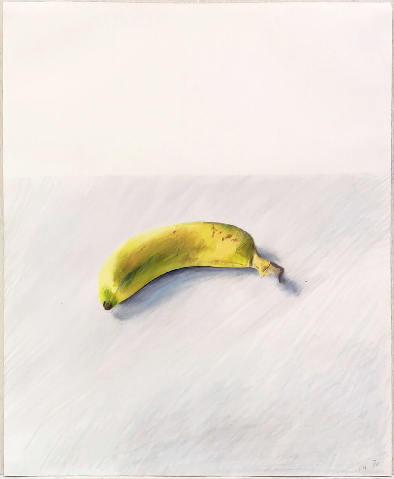 Banana (original drawing on paper) by David Hockney, 1970