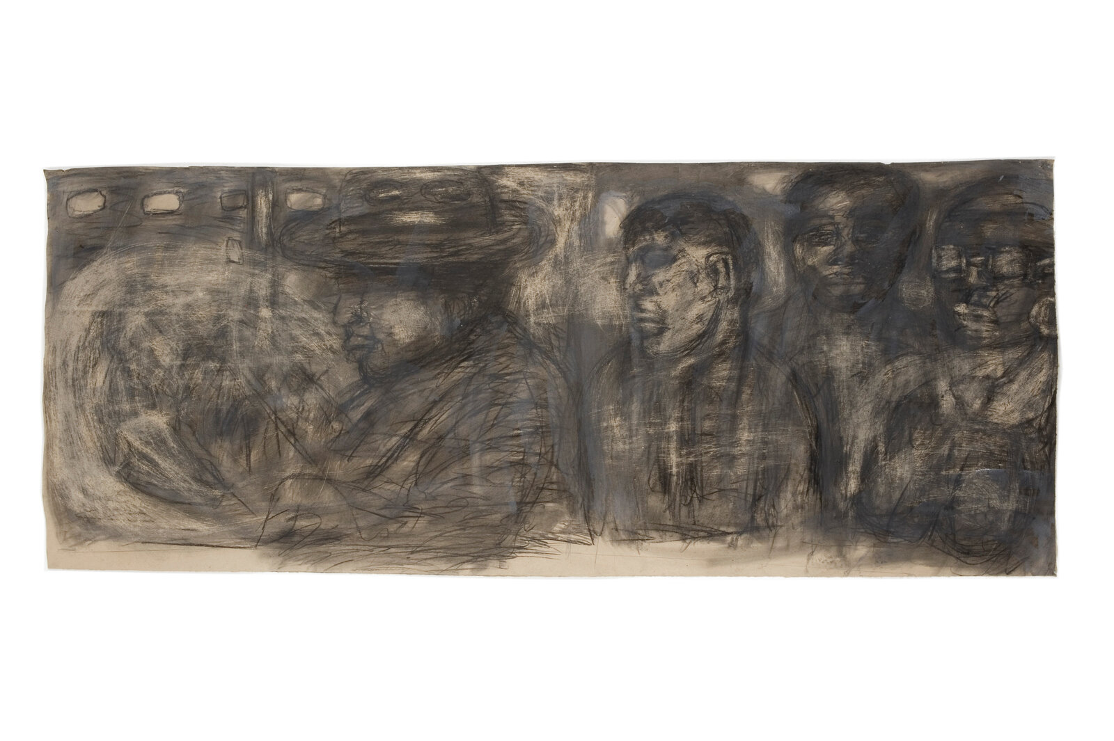 Night Shift by David Koloane, 2010