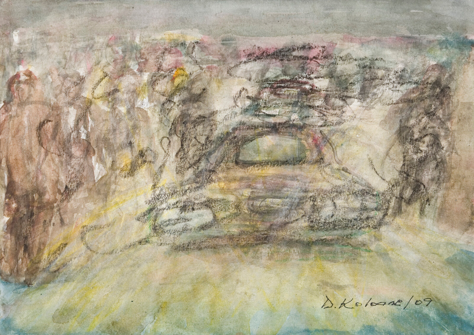 Traffic III by David Koloane, 2009