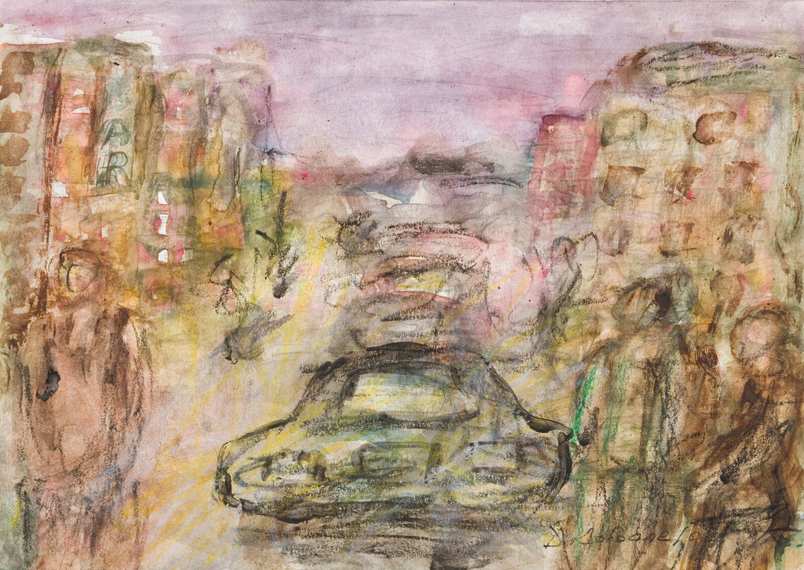 Traffic IV by David Koloane, 2009