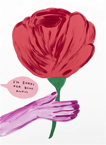 I'm Sorry For Being Awful by David Shrigley, 2018