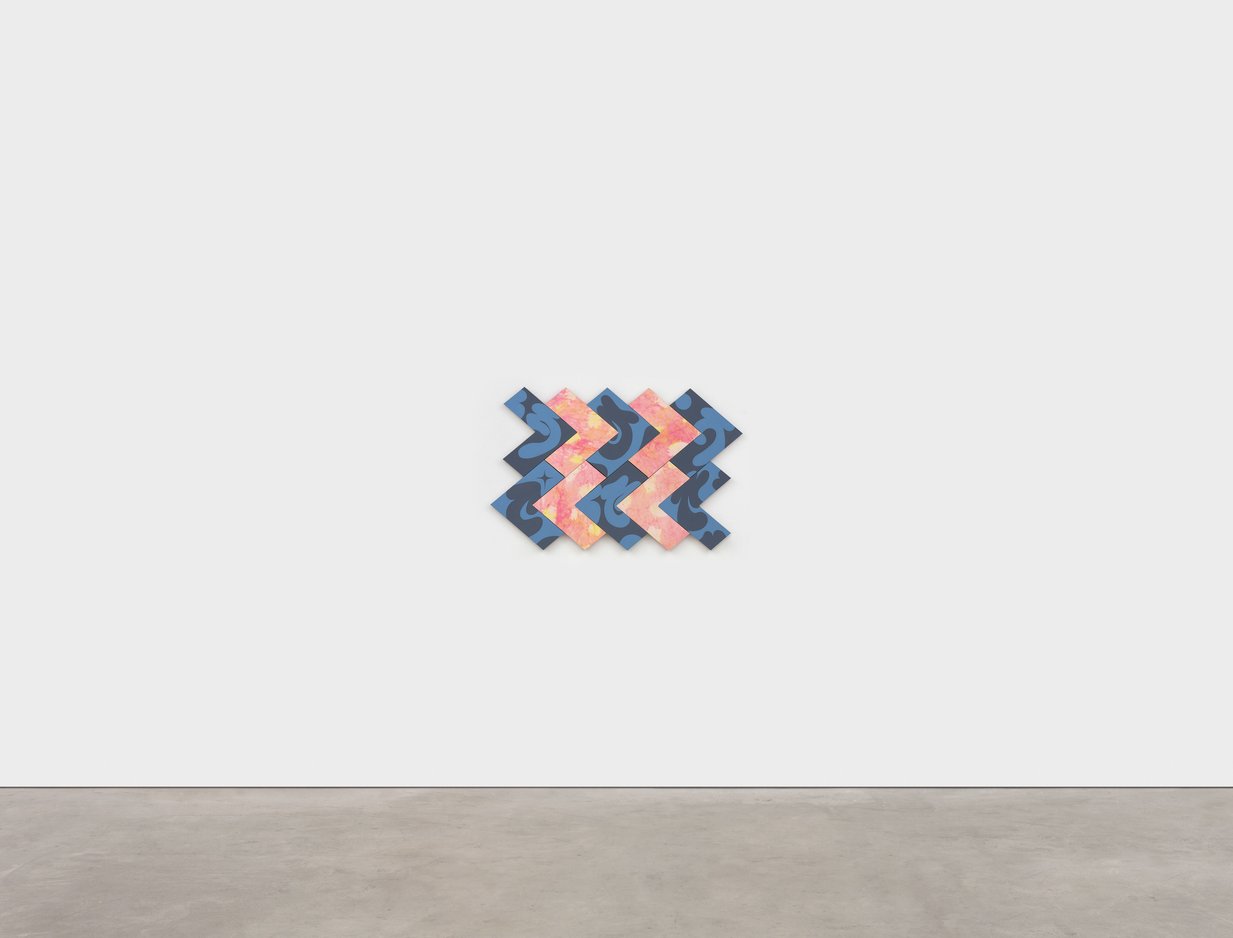 Artwork by Debbi Kenote, Hilltopping, Made of Acrylic and dye on canvas and linen 