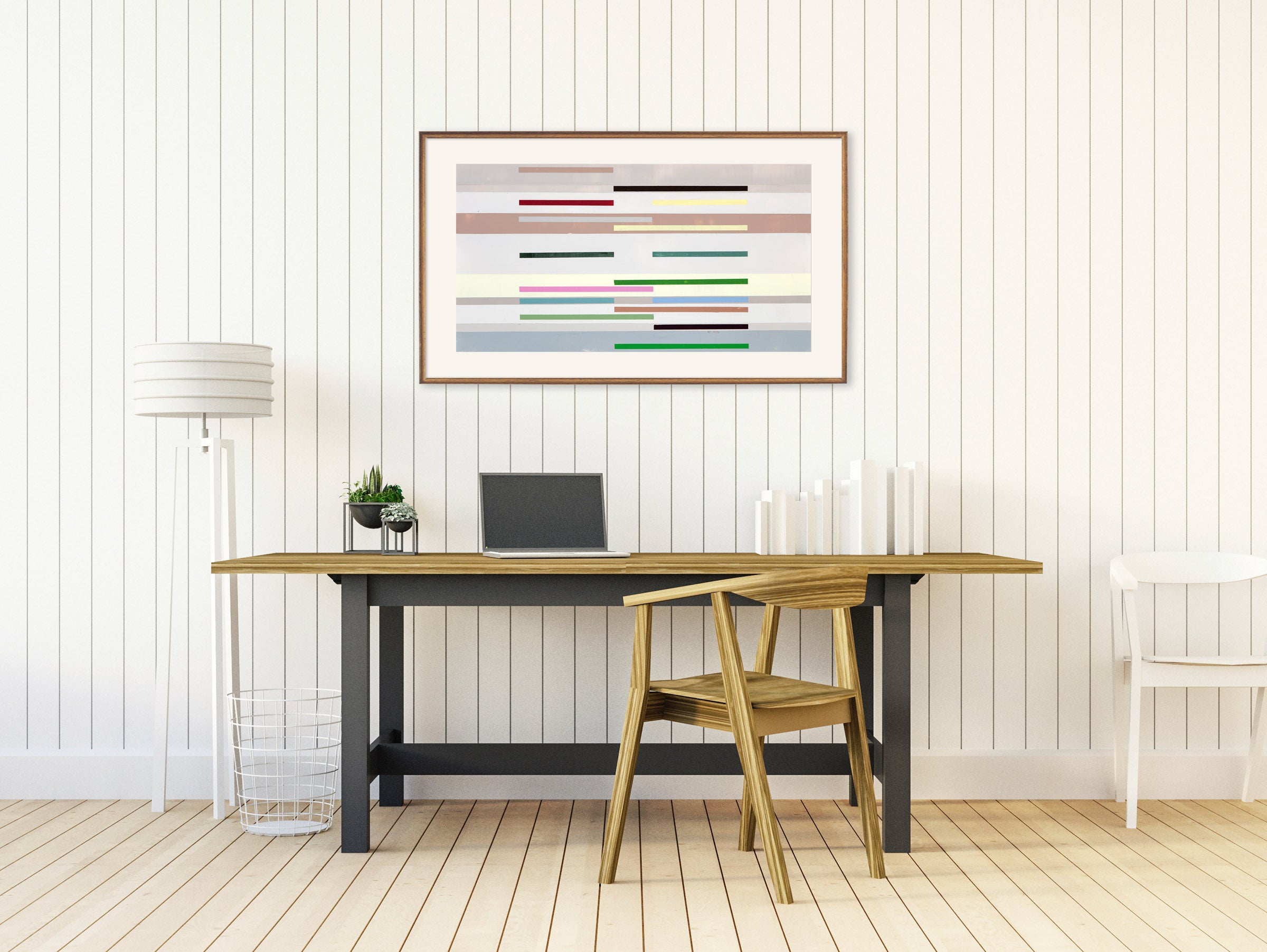 Artwork by Debra Ramsay, Time Collides, Made of Acrylic on polyester resin film 