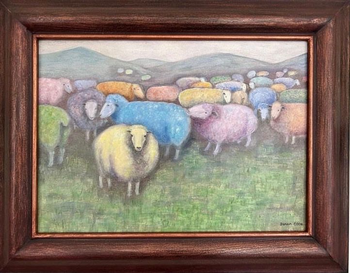Sheep of a Different Color by Diana Cook, 1985