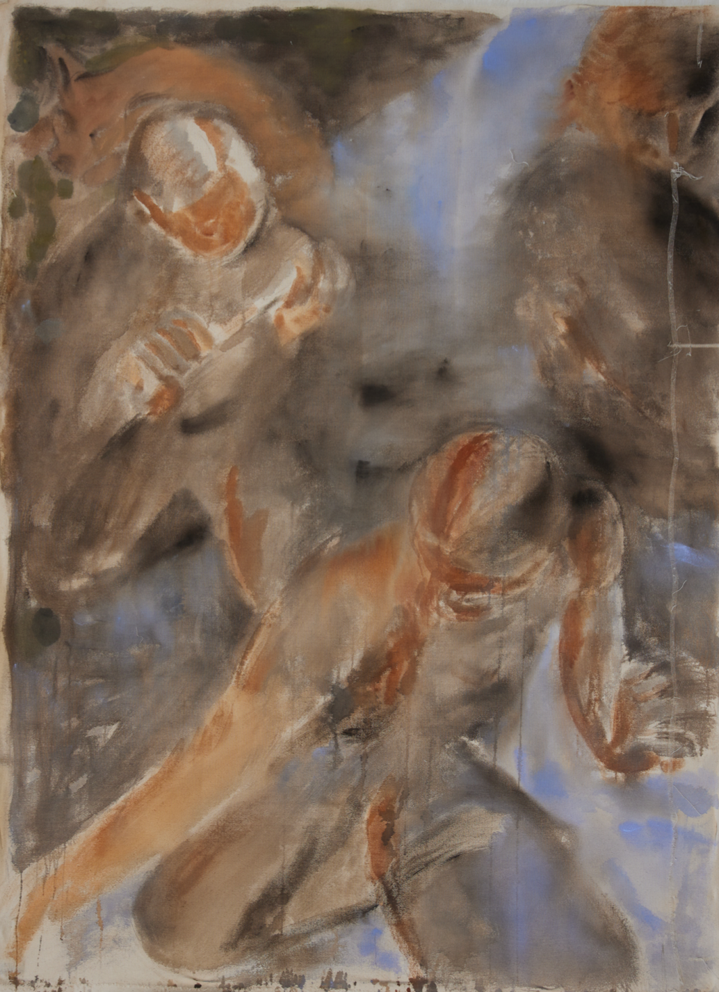 Making a Bonfire by Dina  Leonova Dinka, 2024