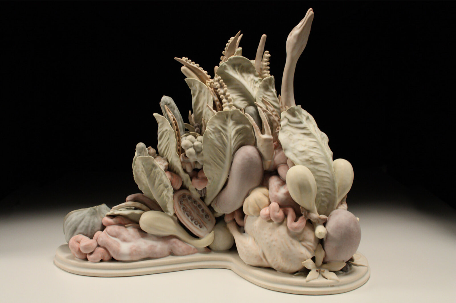 Artwork by Dirk Staschke, Swan Song, Made of Ceramic 