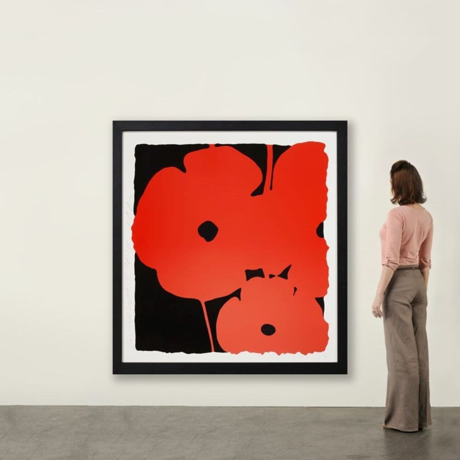 Artwork by Donald Sultan, Big Poppies (portfolio), Made of Silkscreen 
