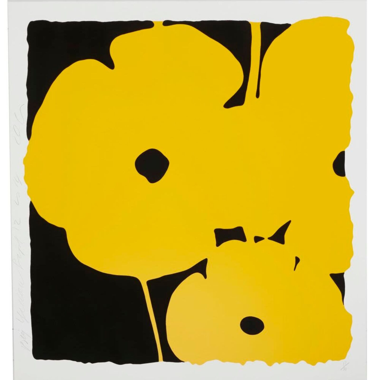Artwork by Donald Sultan, Big Poppies (portfolio), Made of Silkscreen 