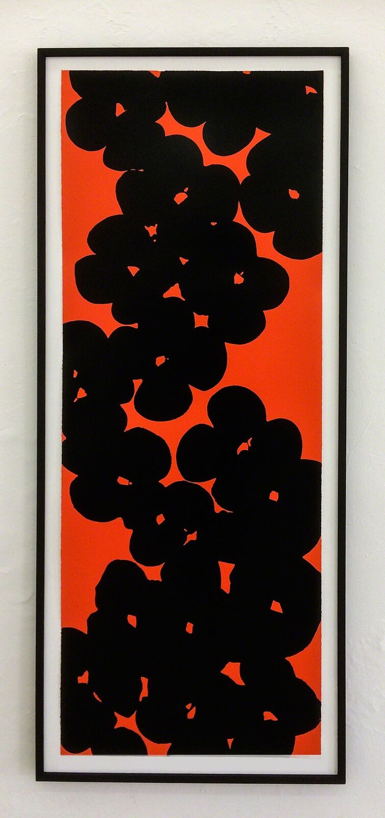 Black on Orange by Donald Sultan, 2018