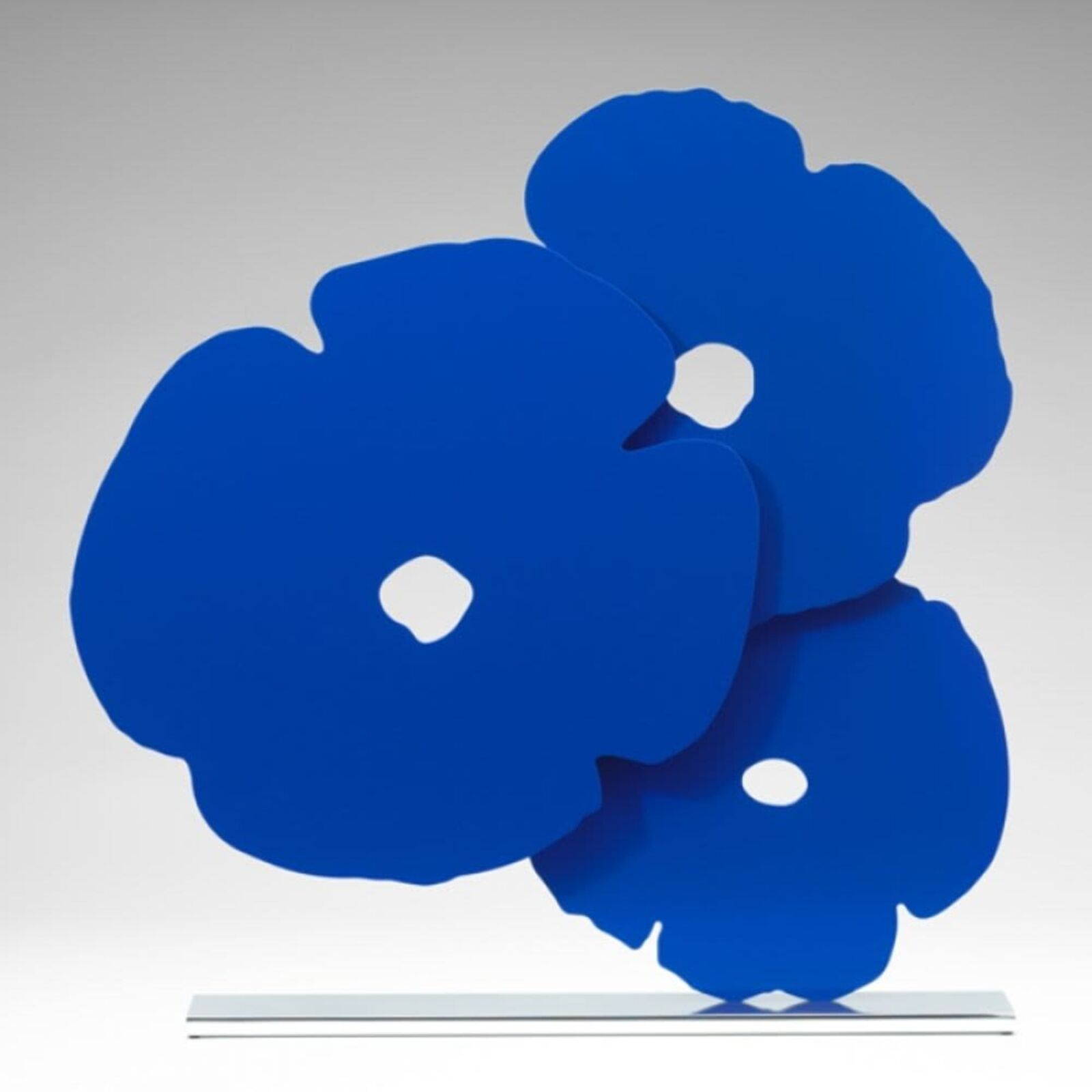 Blue Poppies by Donald Sultan, 2015