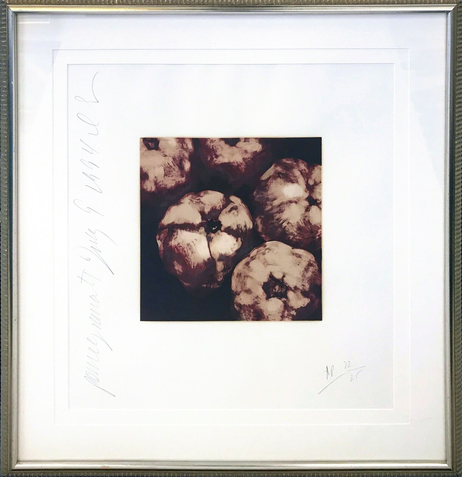 POMEGRANATES by Donald Sultan, 1994