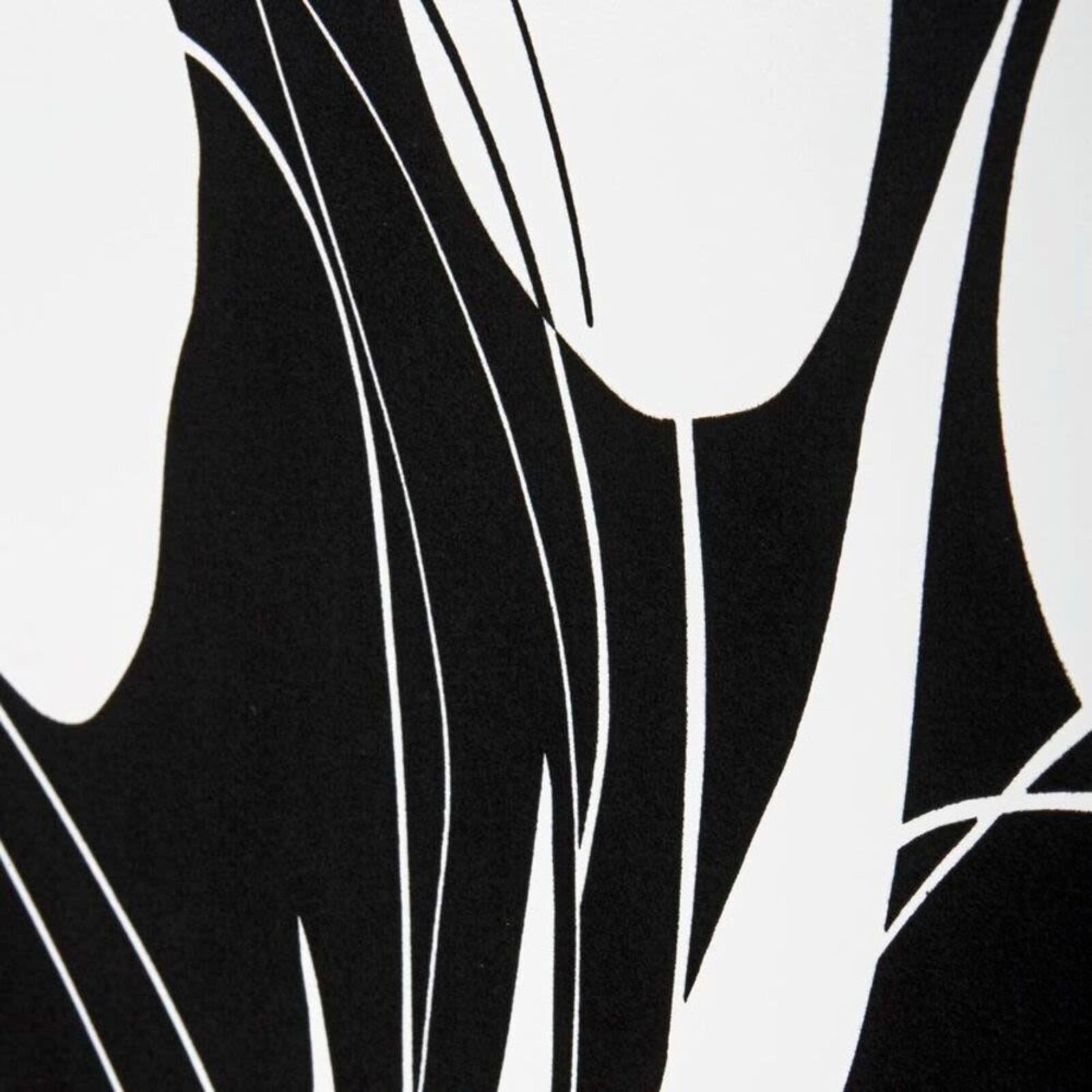 Artwork by Donald Sultan, White Tulips and Vase, Feb 25, 2014, Made of Silkscreen 