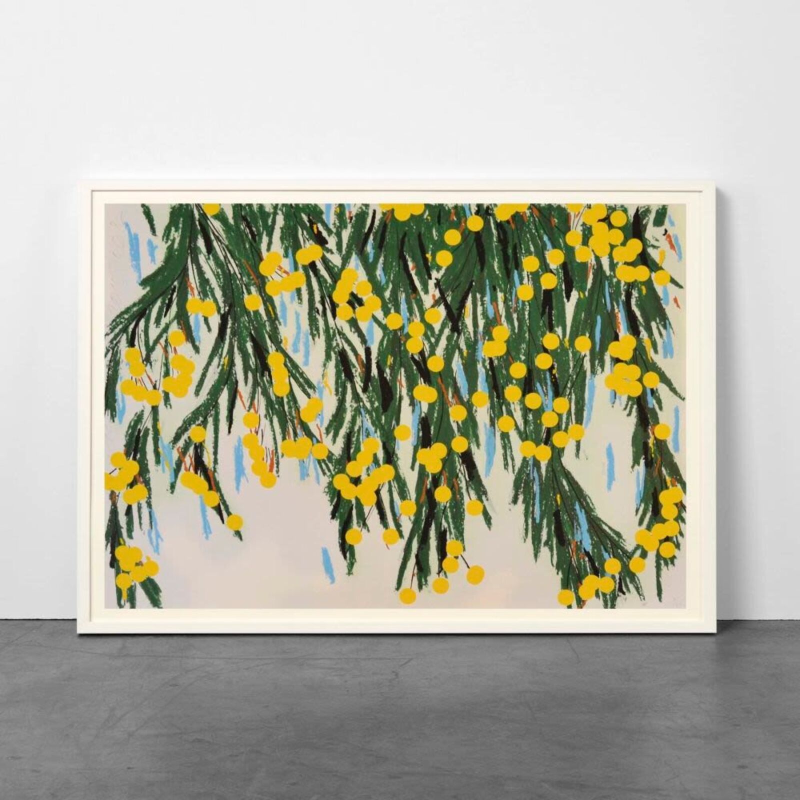 Yellow Mimosa, July 23, 2015 by Donald Sultan, 2015